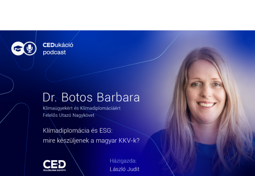 ESG, klímapolitika és a pénzügyi jövő - beszélgetés Dr. Botos Barbarával